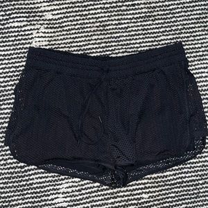 Ivy park black jersey shorts